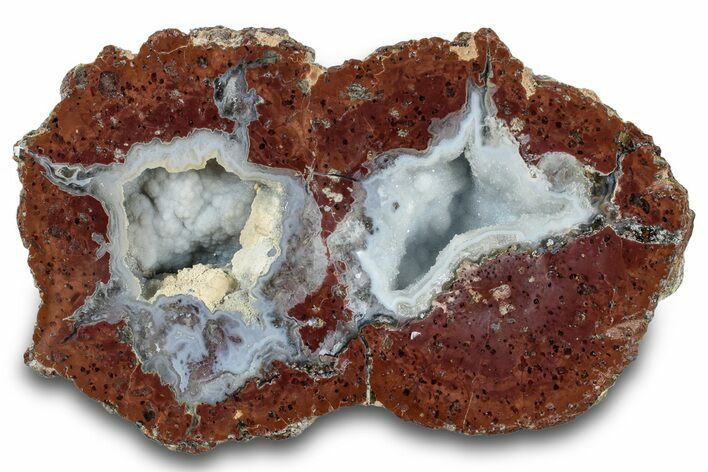 Polished Red Tuxedo Thunderegg Half w/ Double Core - Utah #302924